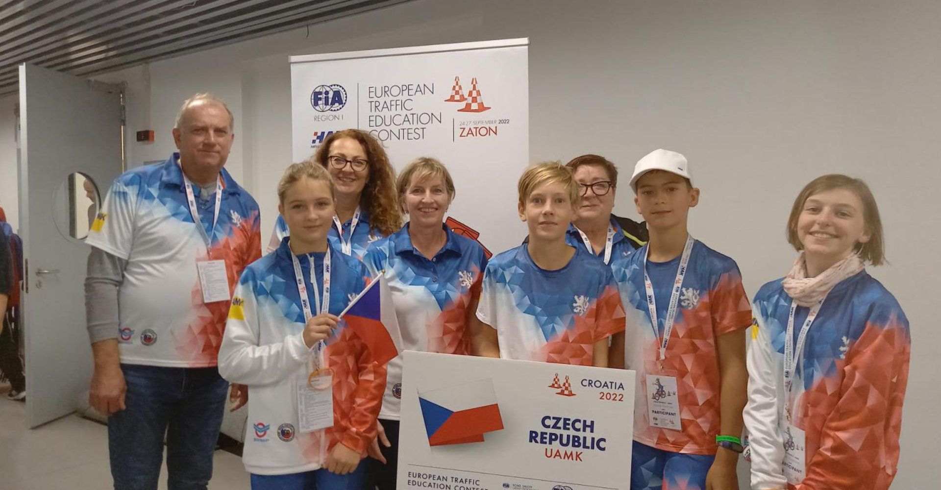 Velký úspěch družstva ÚAMK na evropském finále dětské dopravní soutěže v chorvatském 