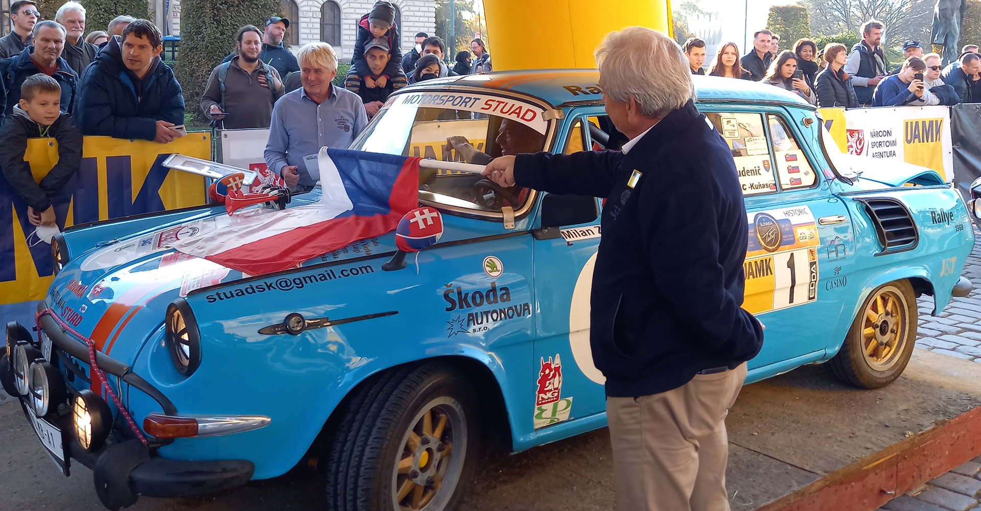 Rallye Revival odstartoval ministr dopravy M. Kupka